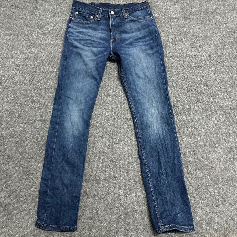 Levis Jeans Mens Size 31x32 Blue 510 Skinny Fit Stretch Denim Dark Wash Good